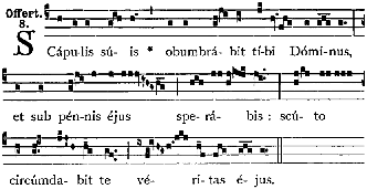 Gregorian chant Offertory