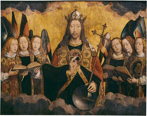 Christ with Singing Angels (Hans Memling)
